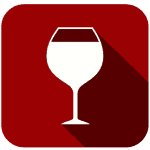red wine glass icon